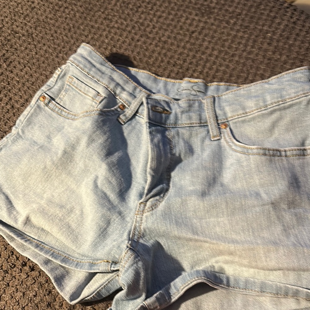 Light Blue Denim Shorts